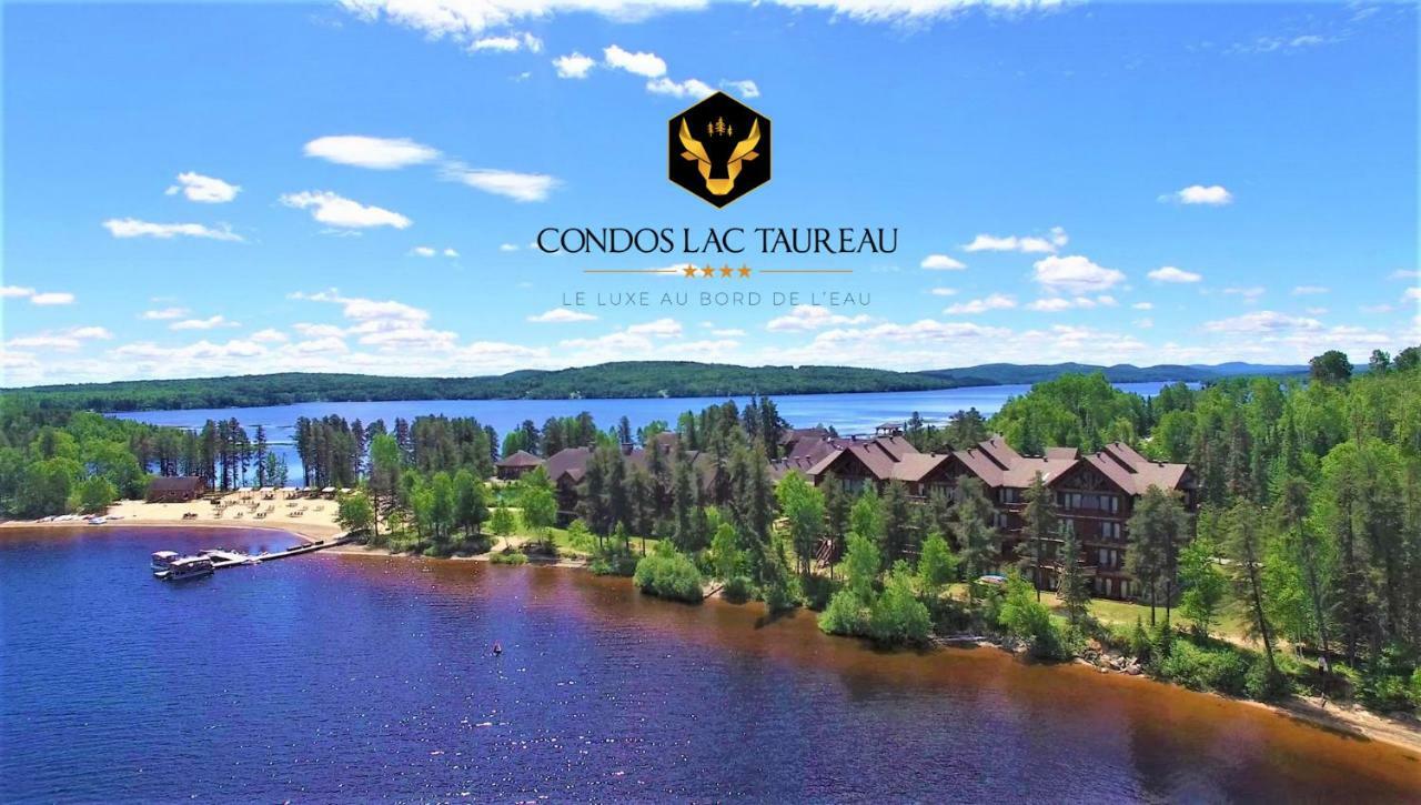 Les Condos Du Lac Taureau- Rooms & Condos Saint-Michel des Saints Luaran gambar